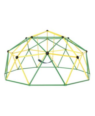 10 Foot Geometric Dome Climber with EVA Swing and 800 Lb Load Capacity