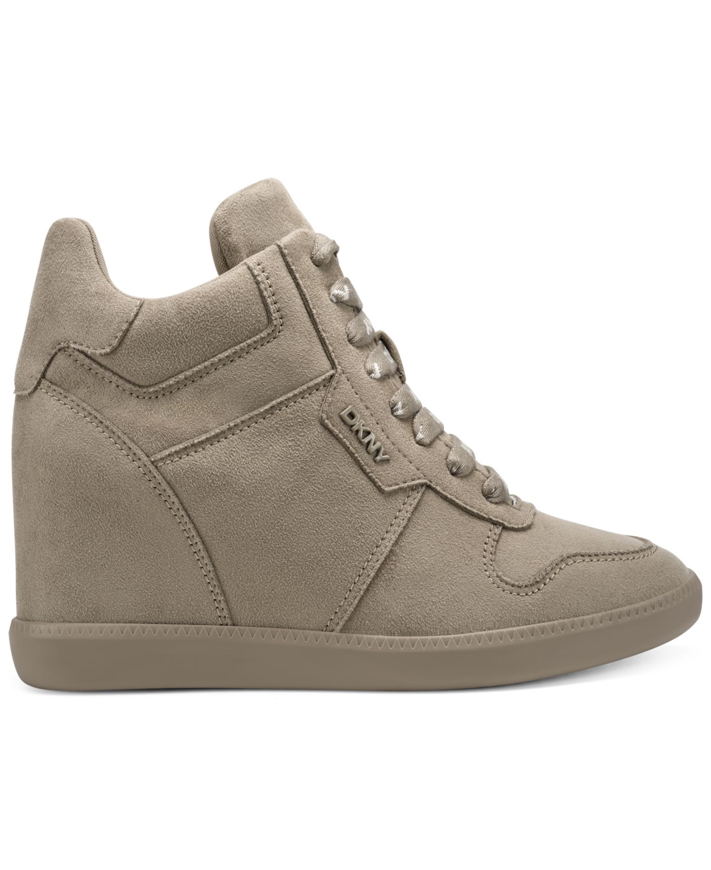 Женские кроссовки DKNY Sereina Lace-Up Wedge, цвет: Antelope — фото 5