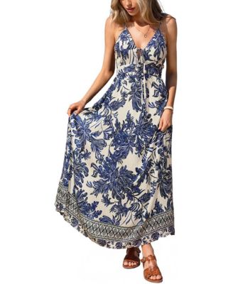 Women's Uncommon Tropical Maxi Beach Dress