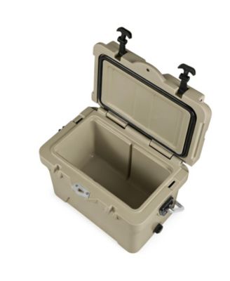 20 Quart Portable Hard Cooler with Built-in Ruler and Bottle Opener