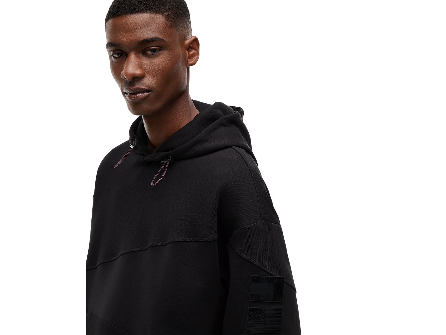 Мужское худи Tommy Hilfiger x U.S. SailGP Stealth Regular-Fit, цвет: Чёрный — фото 3