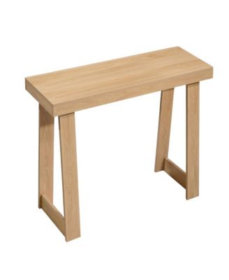 36 Inch Console Table Modern Desk Behind the Couch Wooden Rectangle