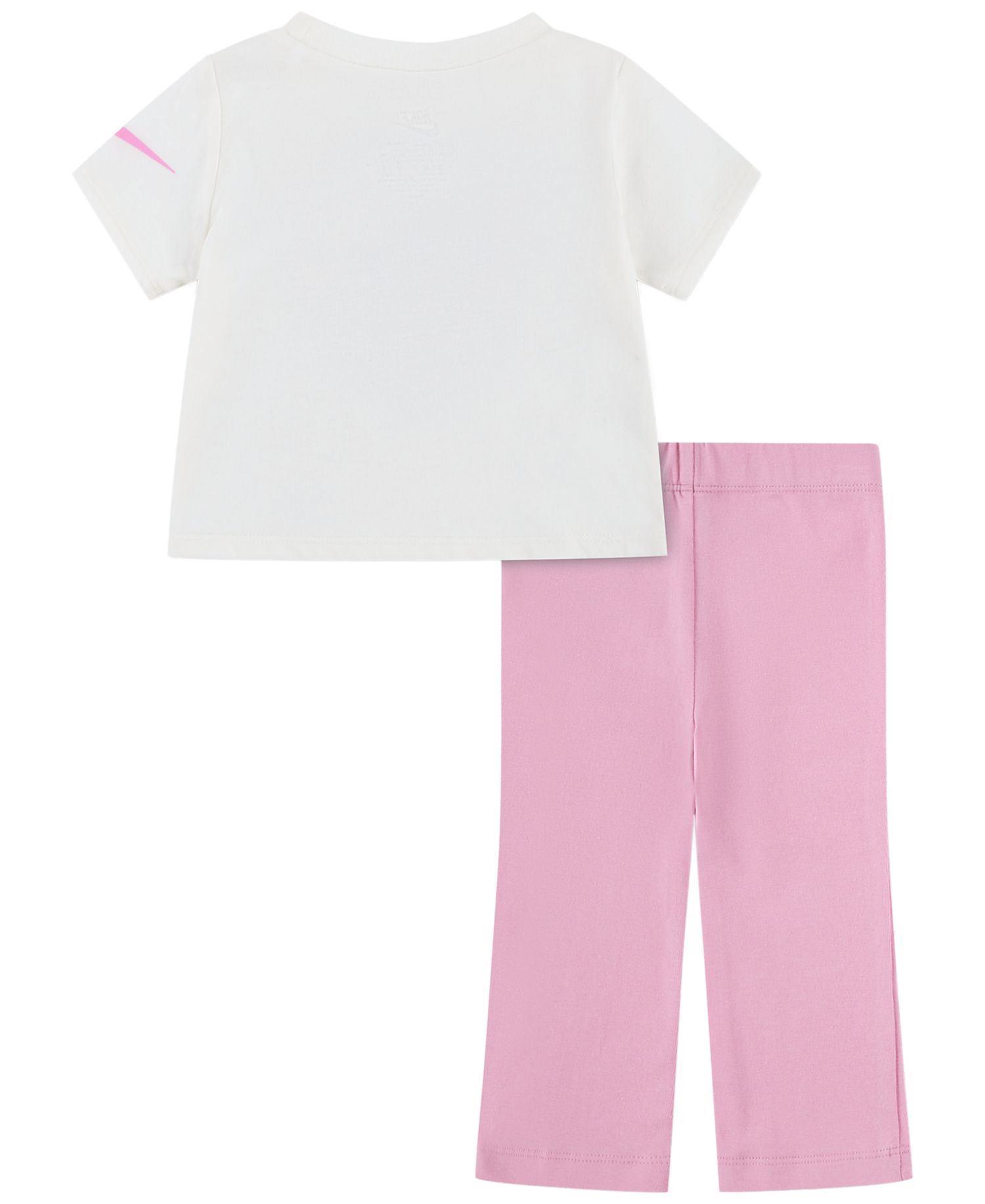 Baby Girls' Short-Sleeve T-Shirt and Pants, 2-Piece Set
