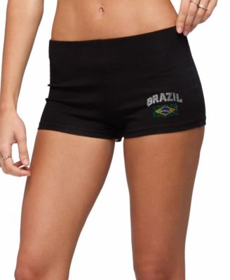 Women's Brazil Rhinestone Low Rise Shorts