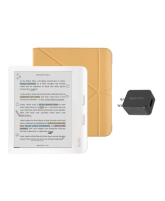 Libra Colour  eReader with Butter  SleepCover Case and AC Bundle