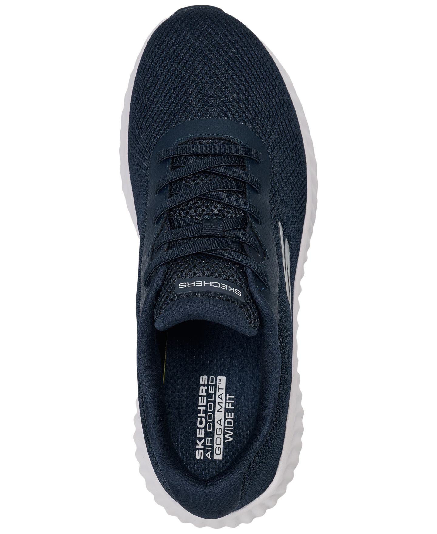 Женские кроссовки Skechers GO RUN Now - Wide Width Calumet Running, цвет: Тёмно-синий / Белый — фото 4