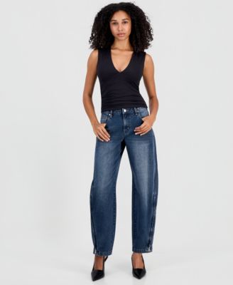 Women's High-Rise Barrel Jeans