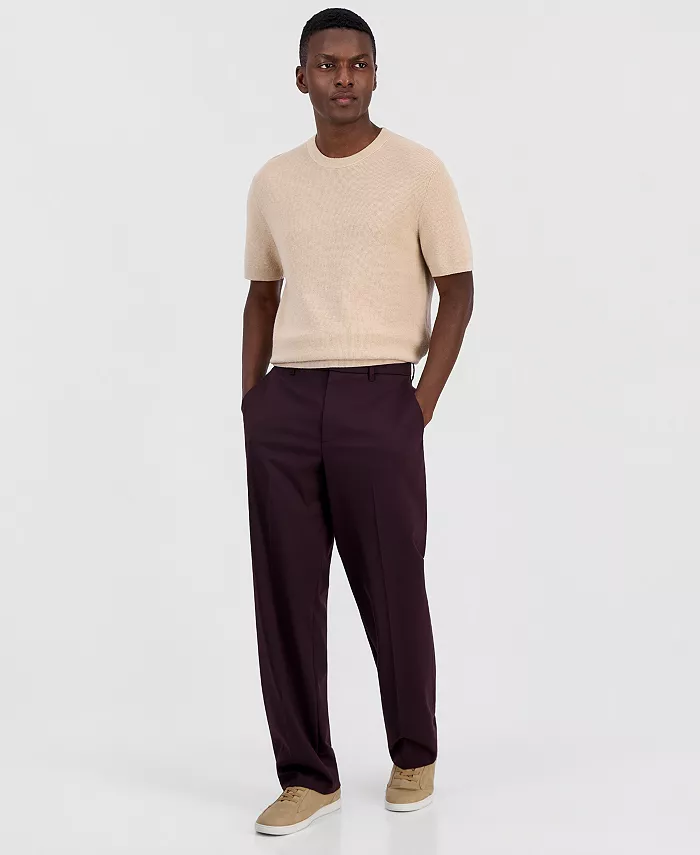 Men's Modern Fit Straight Leg Dress Pants - thumbnail 6