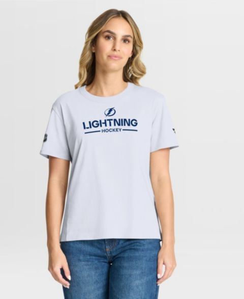 Женская футболка Fanatics White Tampa Bay Lightning Authentic Pro Primary