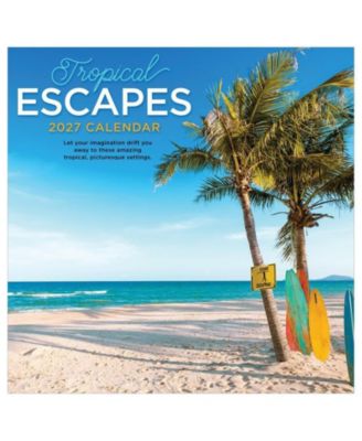 2027 Tropical Escapes Wall Calendar