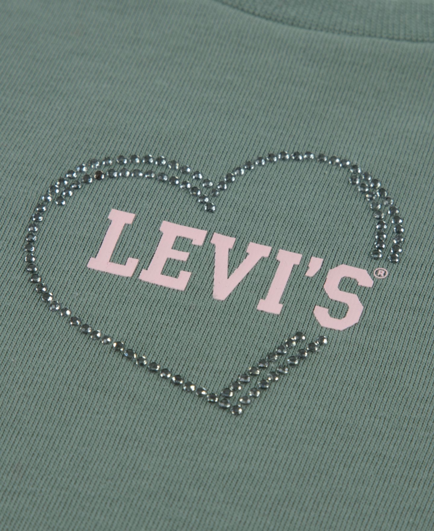 Футболка Levi's Twofer Long-Sleeve Knit T-Shirt для девочек, цвет: Морской — фото 3