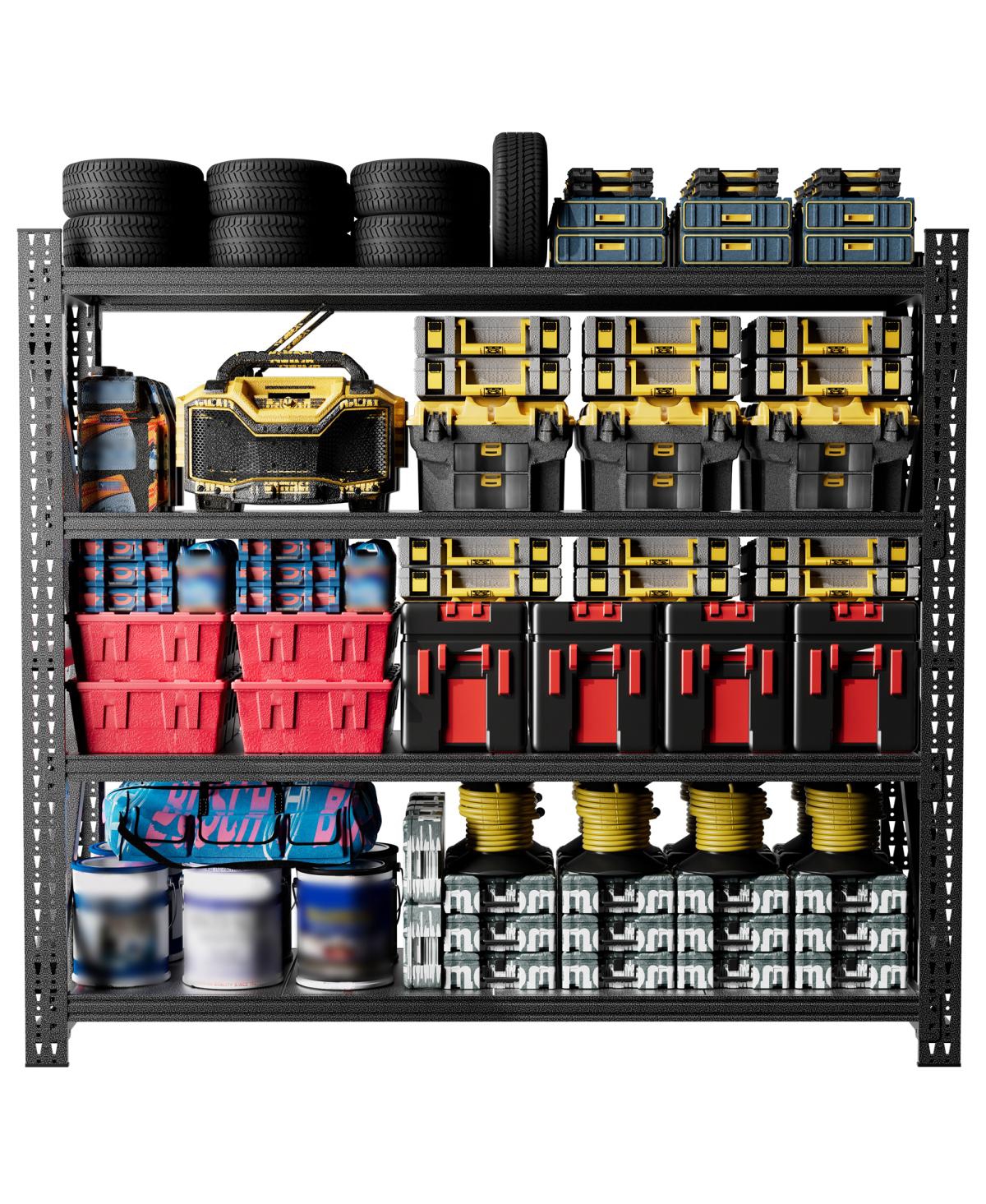Streamdale Furniture Heavy Duty Adjustable Industrial Steel Storage Shelving