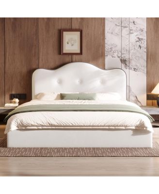  King Size Upholstered Platform Bed