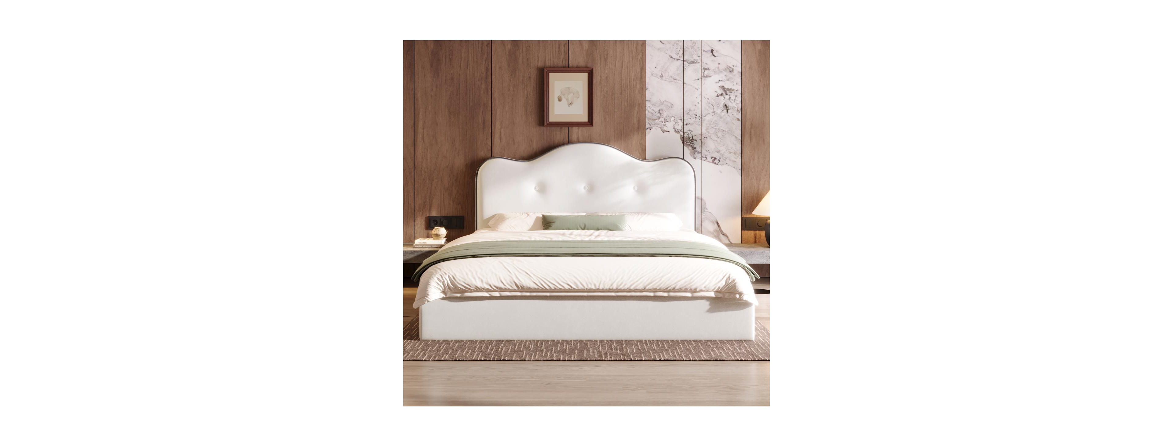 Streamdale Furniture King Size Upholstered Platform Bed
