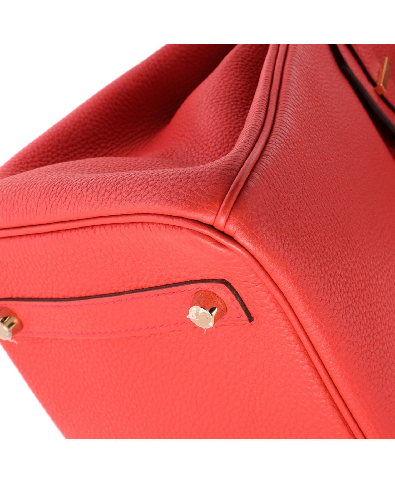 Birkin 30 Handbag Red Togo with Gold Hardware