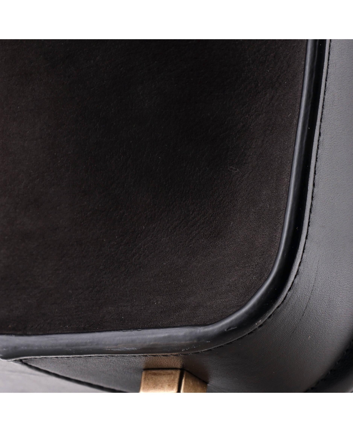 Pre-Owned Celine Mini Bicolor Luggage Bag Leather
