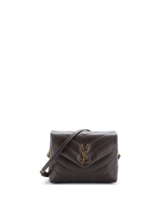 Toy Loulou Shoulder Bag Matelasse Chevron Leather