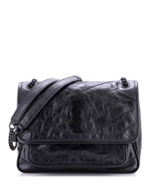 Baby Niki Chain Flap Bag Matelasse Chevron Leather