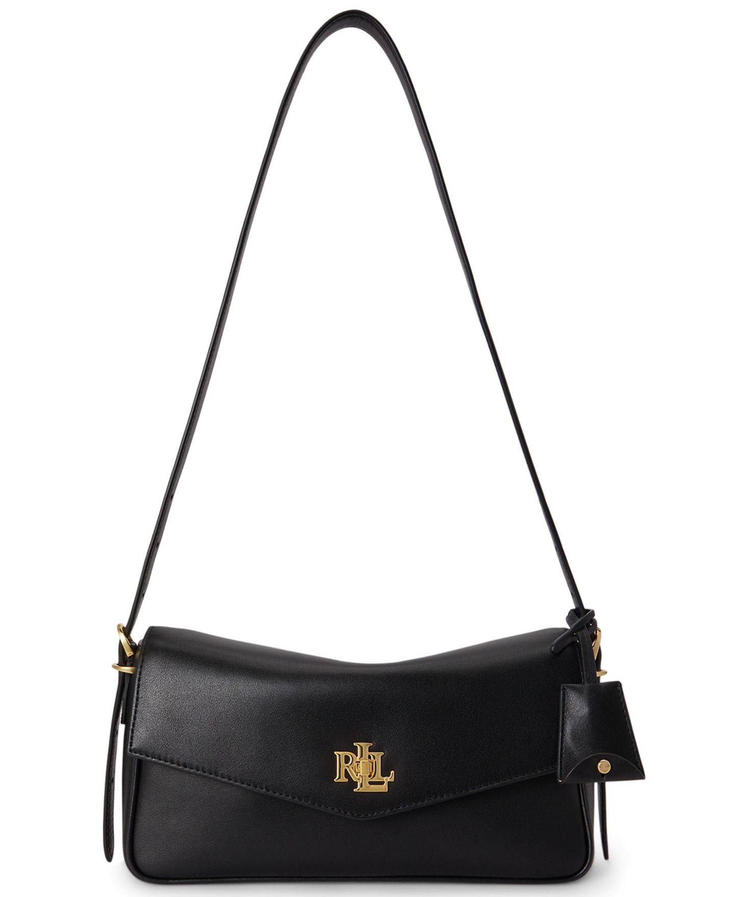 Женская сумка Lauren Ralph Lauren Farrah Small Shoulder, цвет: Чёрный — фото 1