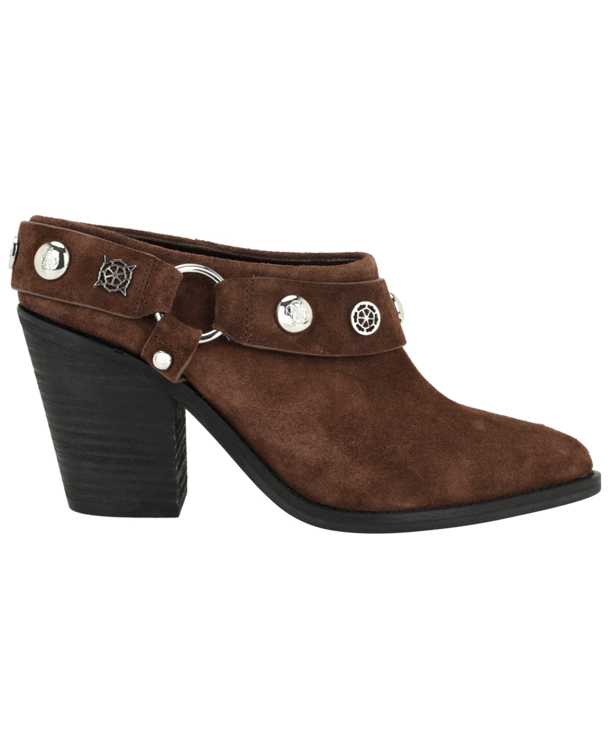 Guess Women's Sashlin Rugged Block Heel Booties