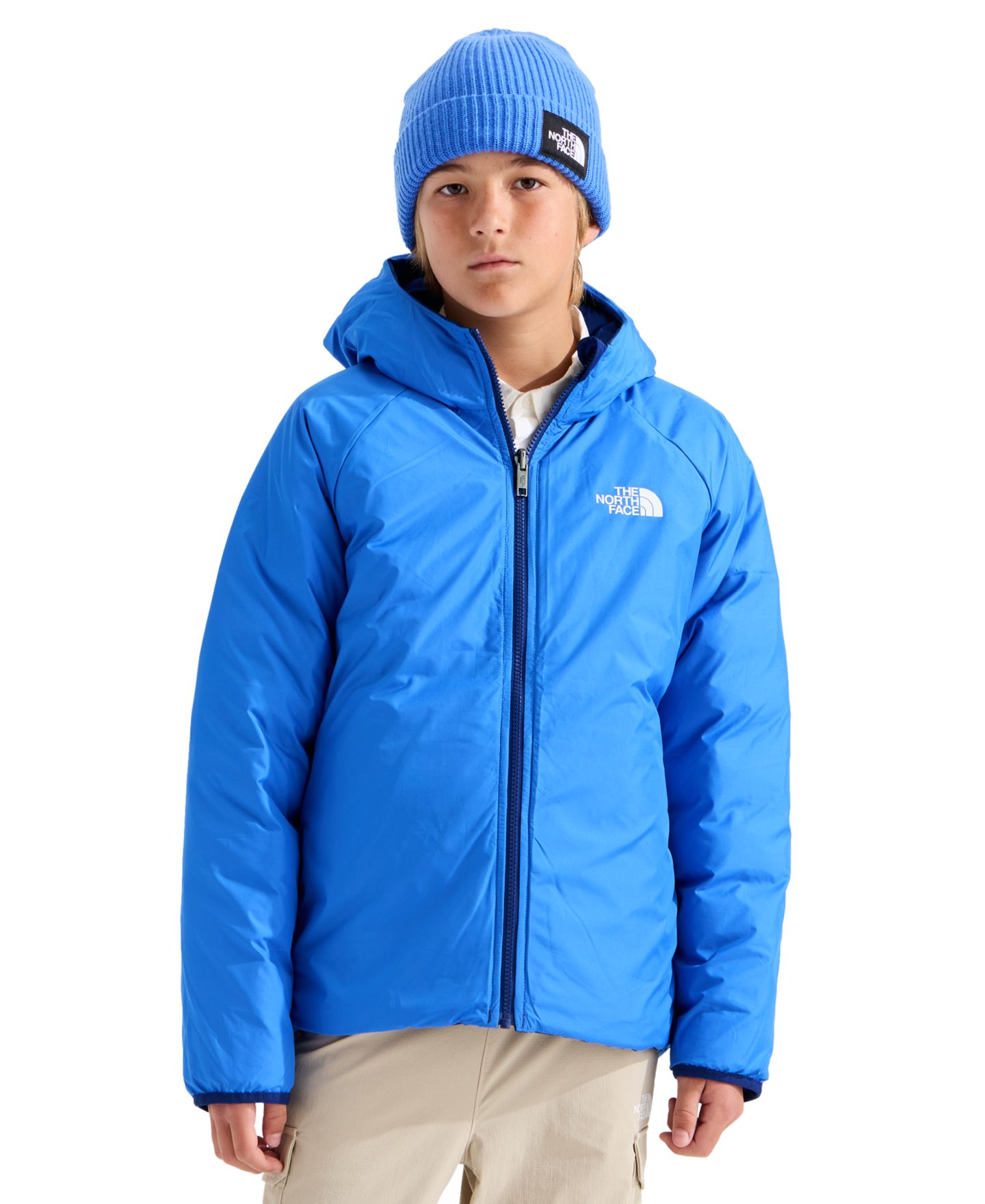 Куртка The North Face Reversible Long-Sleeve Hooded Jacket для мальчиков, цвет: Насыщенный синий — фото 3