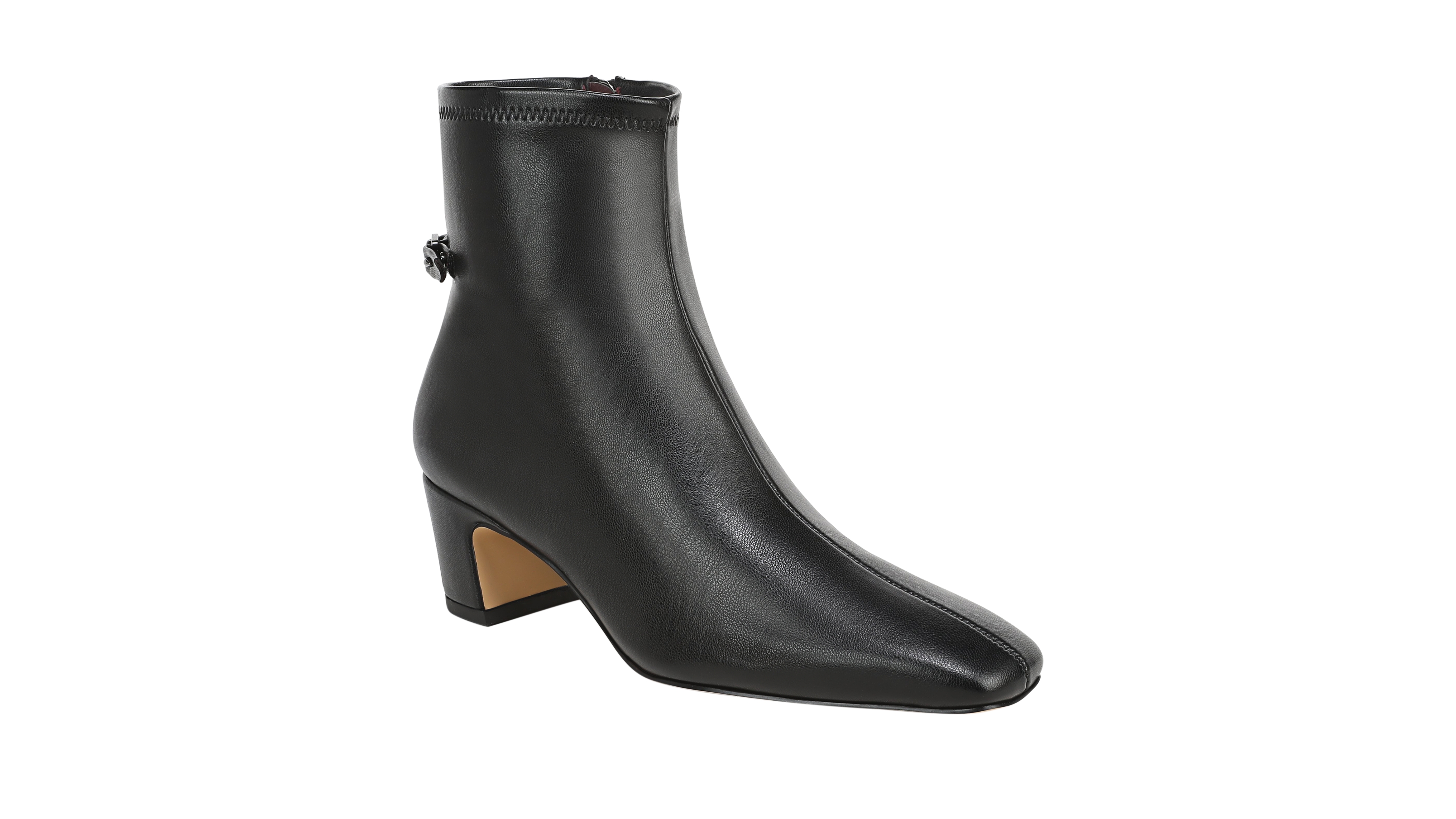 Franco Sarto Women's Flexa Stina Square Toe Zip Short Booties