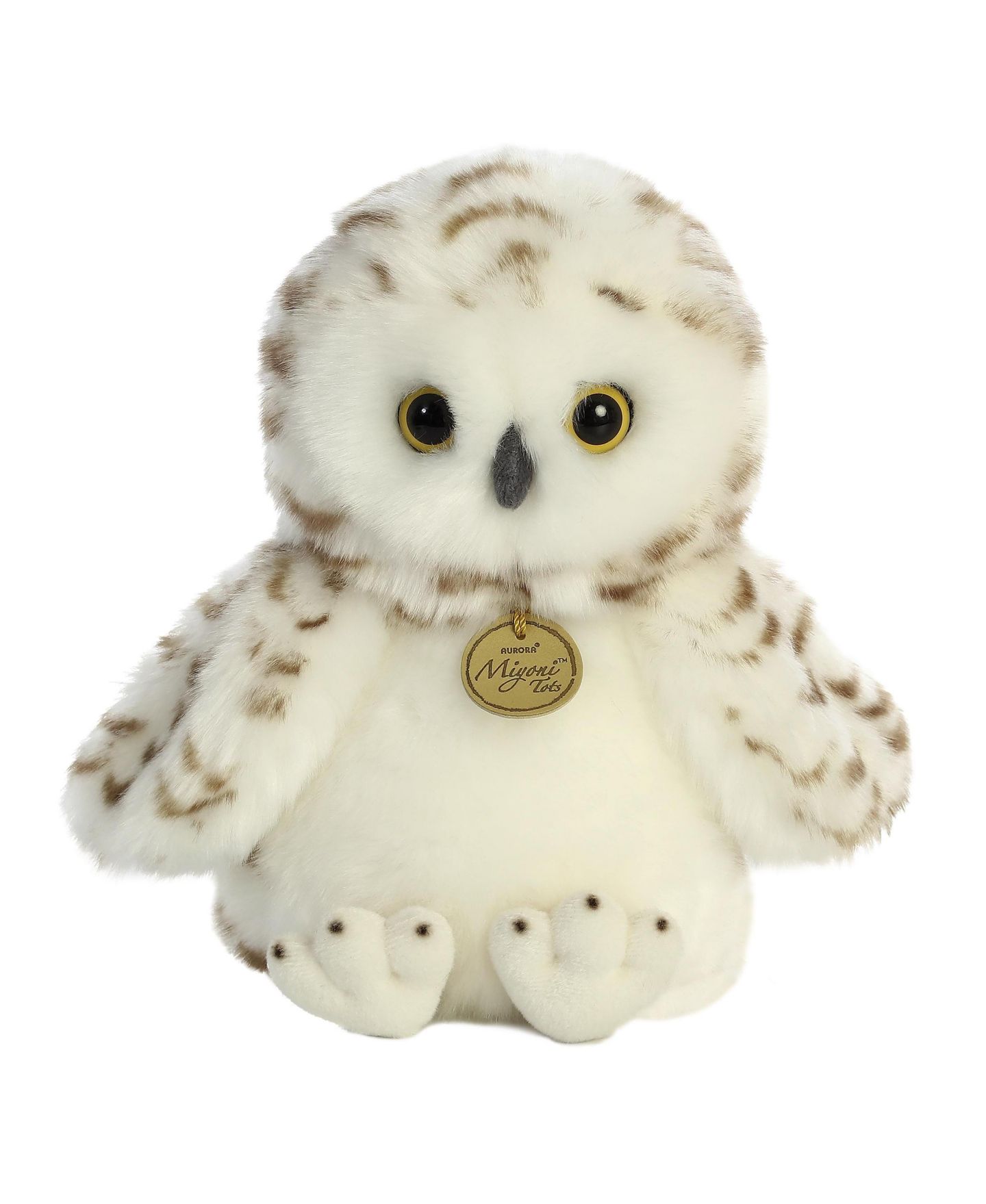 Детская мягкая игрушка Aurora Snowy Owlet Miyoni Tots Adorable Plush Toy 10 Inch — фото 2
