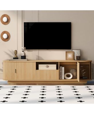 78.7'' TV Stand with Sliding Storage Drawer and Open Shelves for 70''-75'' TVs