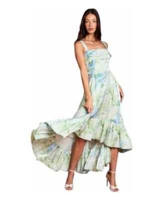 organza high low dress Layered Organza High-Low Dress