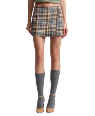 Women's Plaid Mini Skort