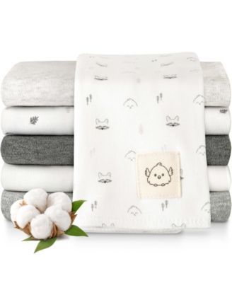 6pk Shea Baby Burp Cloths for Baby Boys and Girls, Burping Cloths for Babies, Newborn