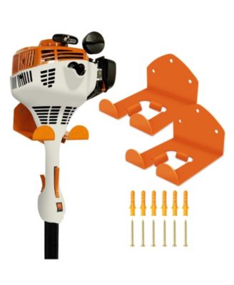 Weed Eater Holder Trimmer Rack Tool Hanger 2 Pack