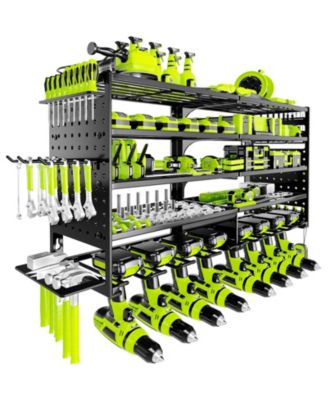 Power Tool Organizer Wall Mount Metal Hanger Rack