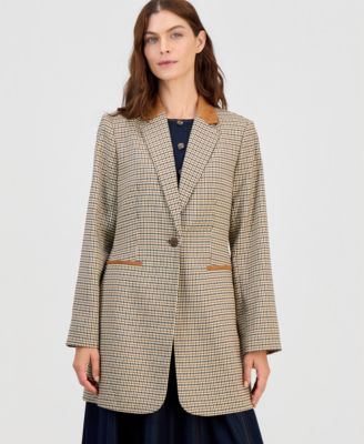 Women's Plaid Topper Jacket