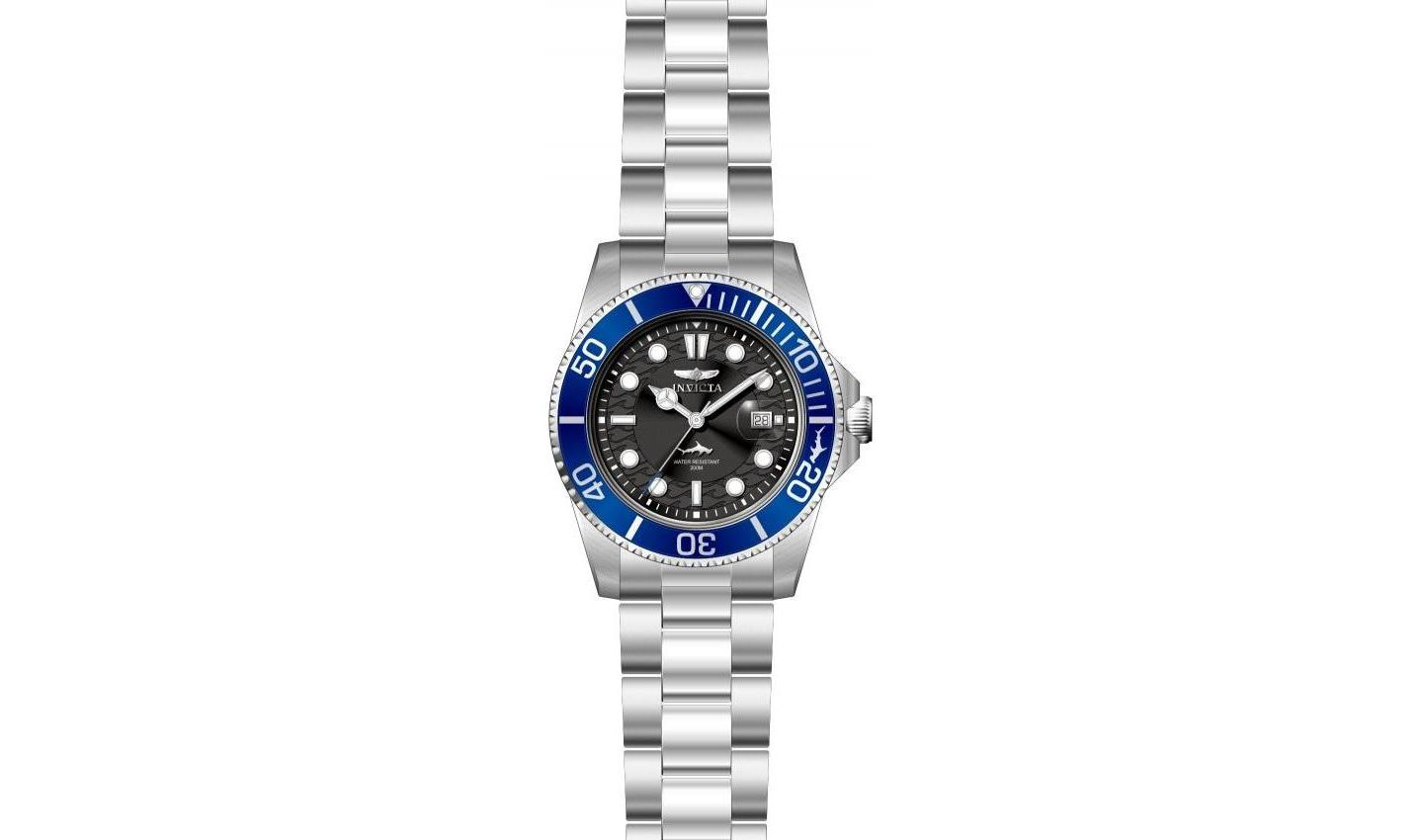 Мужские часы Invicta 50828 Pro Diver Quartz PC32 Dial, цвет: Серебряный — фото 1