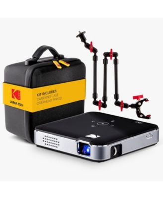 Luma 150 Pico Projector, Rechargeable Ultra Mini Projector with Overhead Tripod & Case