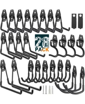 Heavy Duty Wall Mounted Storage Hooks for Tools Ladders Bikes Ropes Bulk Items