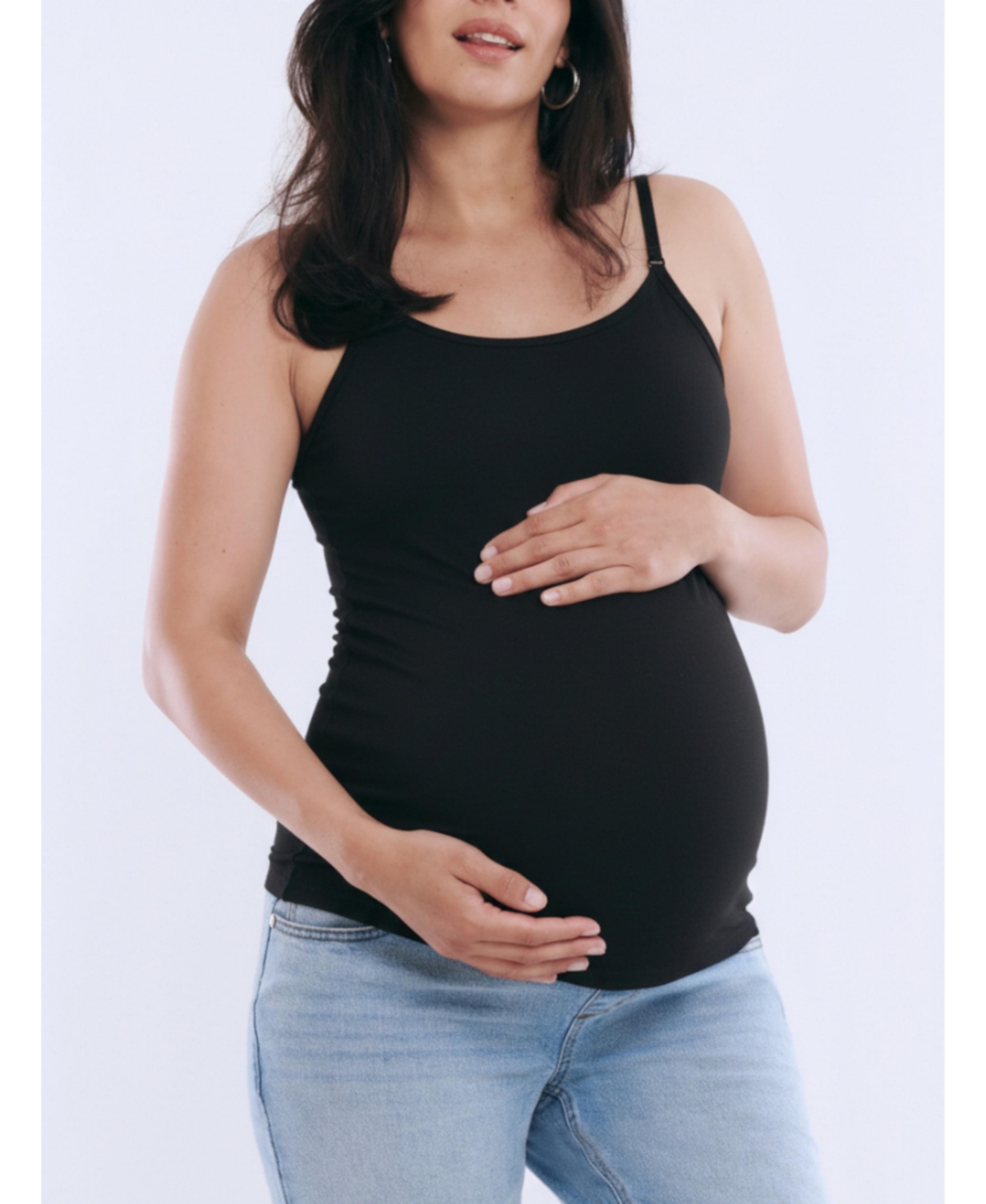 Motherhood Maternity Clip Down Nursing Tank Top Cami
