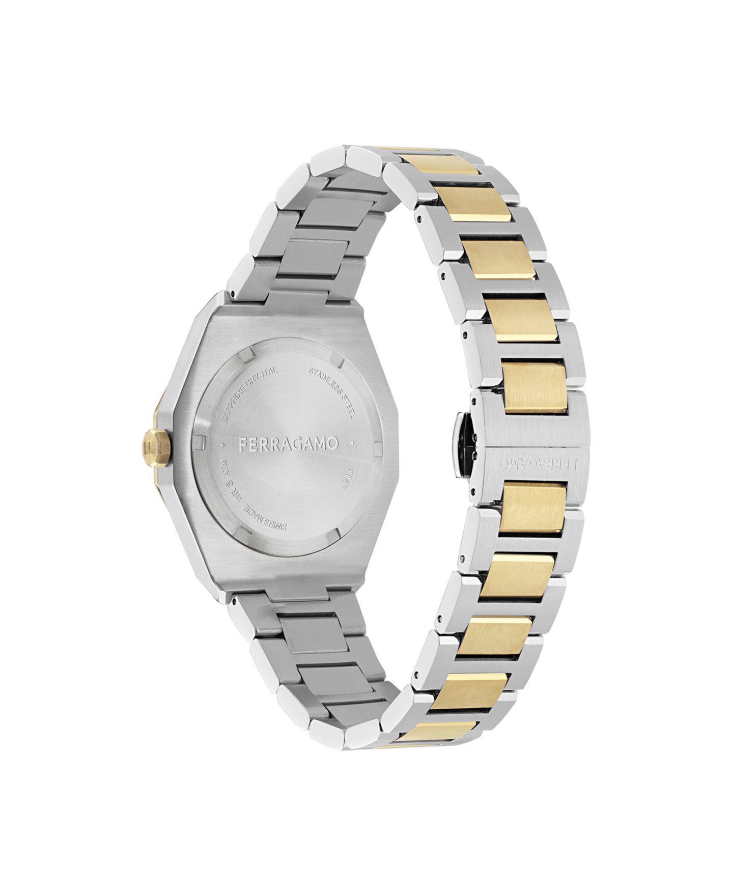 Мужские часы Ferragamo Edge Two-Tone Stainless Steel Bracelet Watch 40mm — фото 3