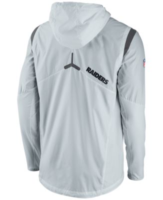 Nike Men's Oakland Raiders Vapor Speed Fly Rush Hooded Jacket - Macy's