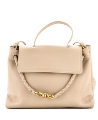 Medium Ciao Ciao Top Handle Bag Leather with Intrecciato Detail