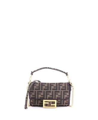 Mini Baguette NM Bag Zucca Canvas