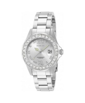 Women's Pro Diver Quartz Hand Silver Dial Watch