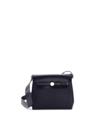 20 Herbag Zip Toile and Leather