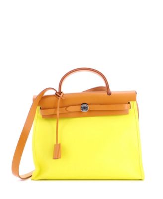 31 Herbag Zip Berline Vache Canvas and Leather