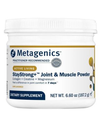 StayStrong Plus Joint and Muscle Powder Collagen and Creatine Blend for Joint Comfort, Muscle Strength, Mobility Support, 30 Servings