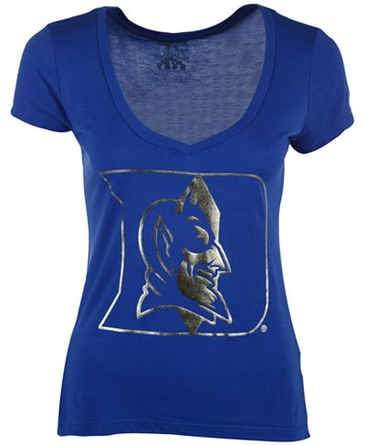 Blue 84 Women's Duke Blue Devils Big Foil T-Shirt