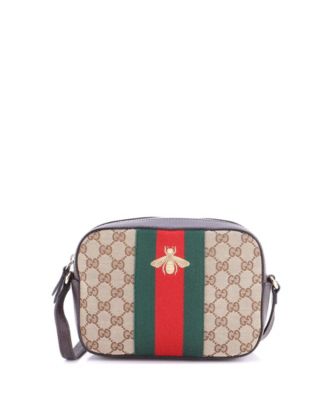 Bee Web Camera Bag GG Canvas