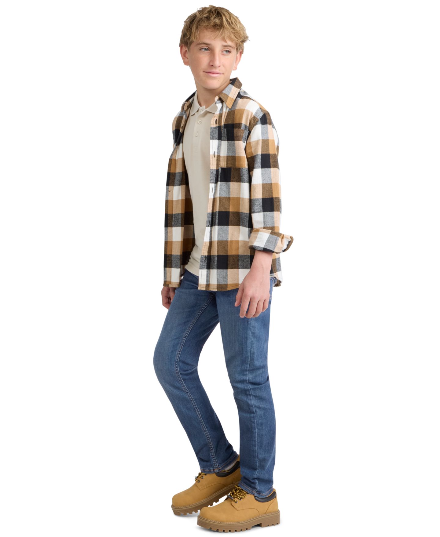 Джинсы Levi's 502™ Taper Fit Stretch Performance Jeans для мальчиков, цвет: Melbourne — фото 4