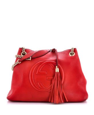 Medium Soho Chain Strap Shoulder Bag Leather